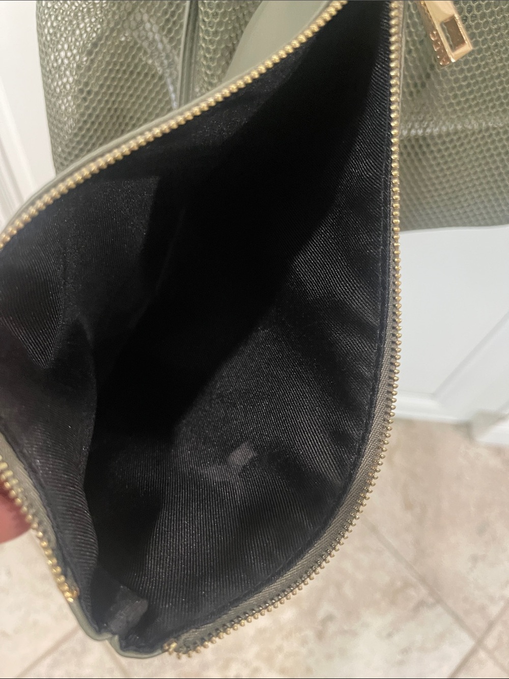 Aldo Meshcarry Olive Green Mesh slouchy tote Hobo Bag - Picture 7 of 16
